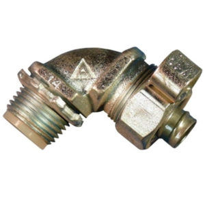 CONECTOR CURVO PARA FDA SELLADA DE 3/4'' CON TERMINAL DE TIE